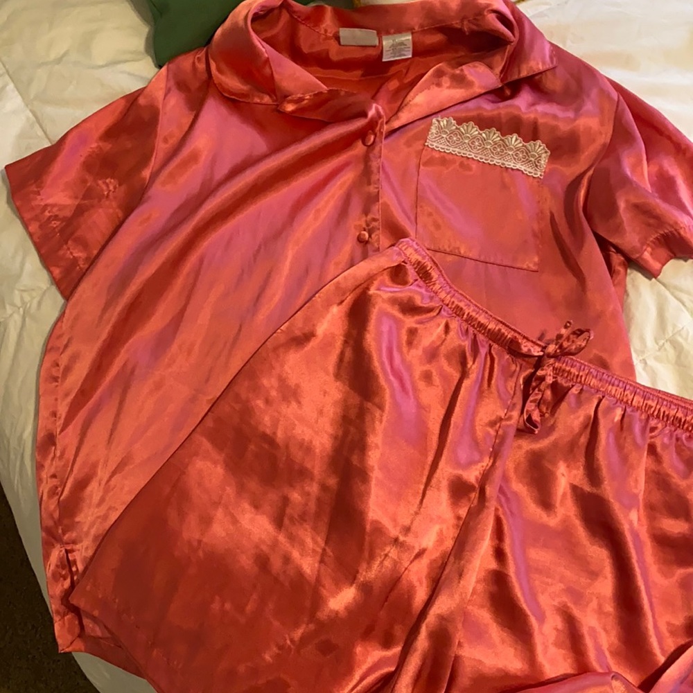 Vintage Secret Treasure Satin Pajama Set